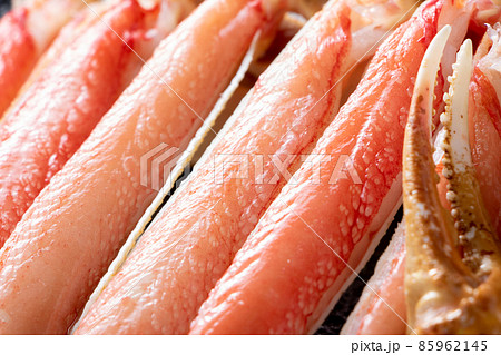 かにすきのズワイガニ足のアップ。 かにすきのズワイガニ足のアップ。 85962145