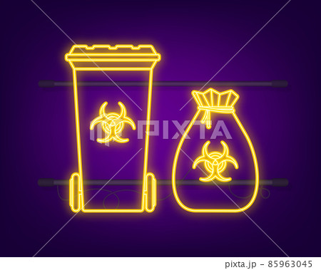 Neon icon. Book holy bible logo illustration vector. Vector illustration. 85963045
