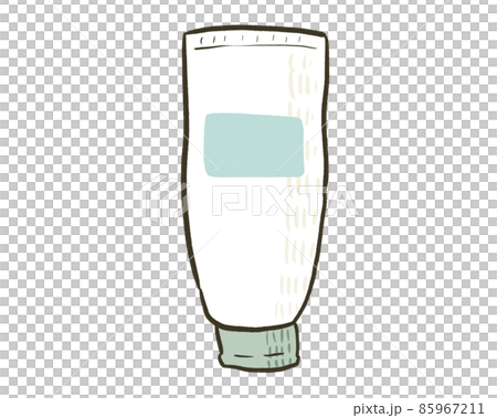 Cleansing cream hand drawn illustration Cleansing cream hand drawn illustration 85967211