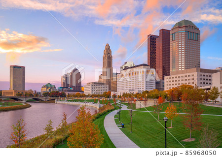 View of downtown Columbus Ohio Skyline View of downtown Columbus Ohio Skyline 85968050