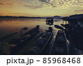 People's way of life along the Mekong River. Chiang Khan,Thailand. 85968468