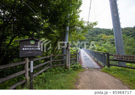《宮城県・七ヶ宿町》やまびこ吊り橋 《宮城県・七ヶ宿町》やまびこ吊り橋 85968717