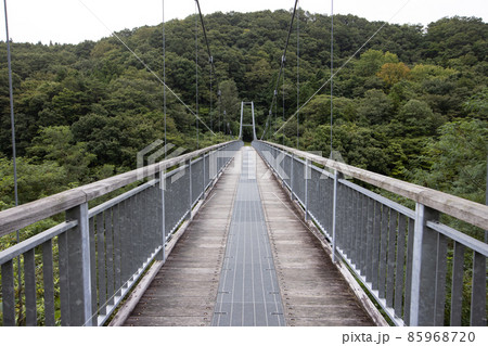 《宮城県・七ヶ宿町》やまびこ吊り橋 《宮城県・七ヶ宿町》やまびこ吊り橋 85968720
