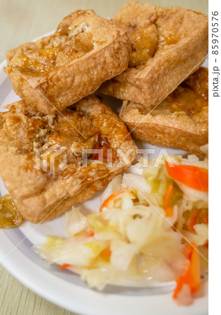 famous Taiwanese snack of stinky tofu famous Taiwanese snack of stinky tofu 85970576