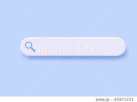 3D search bar. 3D search bar. 85972353