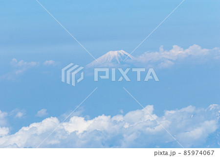 飛行機から富士山 飛行機から富士山 85974067
