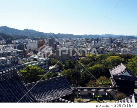秋の高知市街(高知城からの眺望:南西側) 秋の高知市街(高知城からの眺望:南西側) 85975167