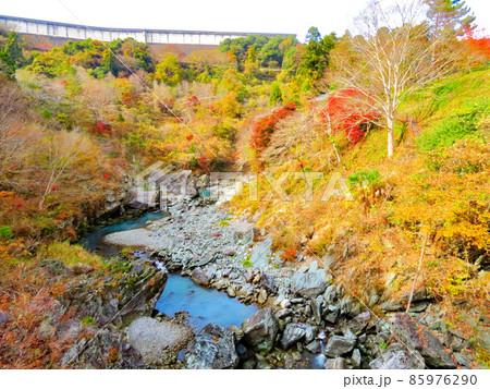 天然記念物　山波石と峡谷 85976290