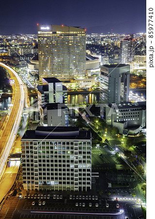 福岡タワーから見る福岡市の素晴らしい夜景 福岡タワーから見る福岡市の素晴らしい夜景 85977410