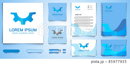 A half of Gear, Service Maintenance Logo and business card branding template Designs Inspiration Isolated on White Background A half of Gear, Service Maintenance Logo and business card branding template Designs Inspiration Isolated on White Background 85977935