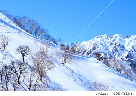 麗しき北アルプス 美しき冠雪の北アルプス 麗しき北アルプス 美しき冠雪の北アルプス 85978158