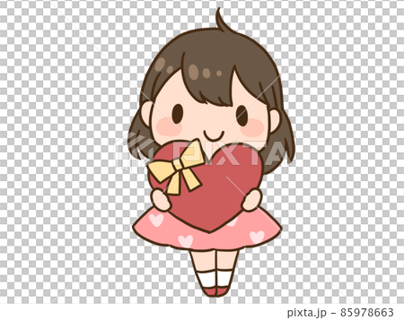 ハートを持つ女の子 ハートを持つ女の子 85978663