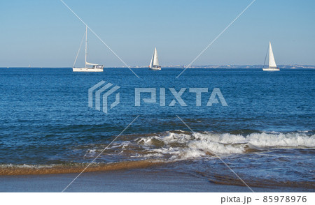 Hondarribia beach in Irun Spain 85978976