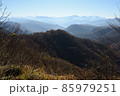 Landscape with mountain range in autumn 85979251