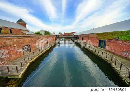 金森赤レンガ倉庫　運河（北海道函館市） 85980301