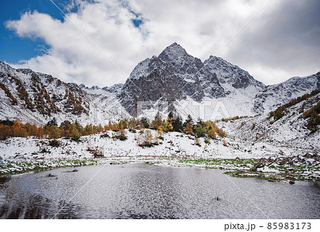 travel to Caucasus mountains in Karachay-Cherkessia, Arkhyz. travel to Caucasus mountains in Karachay-Cherkessia, Arkhyz. 85983173