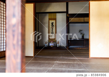 埼玉県　三芳町指定有形文化財　旧池上家住宅　和室 85984906