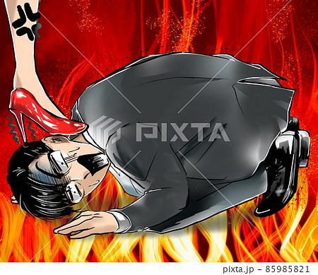 漫画イケメンメガネ会社員土下座謝罪するもハイヒールで踏まれる 漫画イケメンメガネ会社員土下座謝罪するもハイヒールで踏まれる 85985821