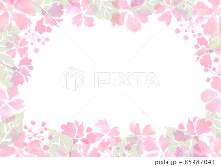 水彩で描いた桜の背景イラスト 85987041