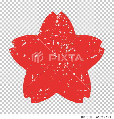 復古櫻花郵票風格插圖 85987304