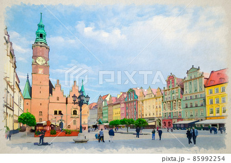 Old historical city centre of Wroclaw, Poland Old historical city centre of Wroclaw, Poland 85992254