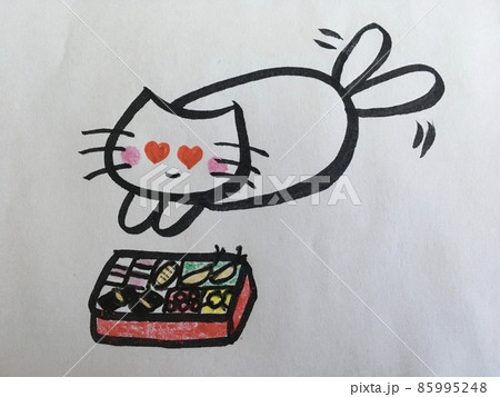 お節が大好きな猫 お節が大好きな猫 85995248