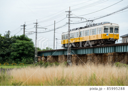 【ことでん】香東川鉄橋を渡る1080形 85995288