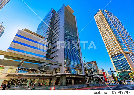 東京　品川区　目黒駅前の都市風景　JR東急目黒ビル 85995798