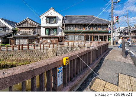 佐原の町並み　中村屋商店　忠敬橋　香取街道 85996921