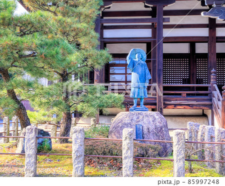京都、本法寺の長谷川等伯像 京都、本法寺の長谷川等伯像 85997248