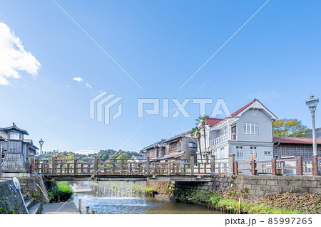 佐原の町並み　樋橋　とよはし　ジャージャー橋　落水　残したい日本の音風景100選 85997265