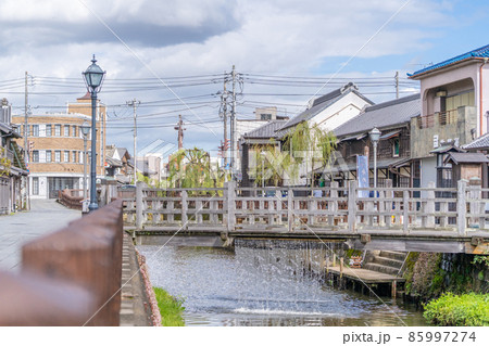 佐原の町並み 樋橋 とよはし ジャージャー橋 落水 残したい日本の音風景100選 佐原の町並み 樋橋 とよはし ジャージャー橋 落水 残したい日本の音風景100選 85997274