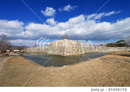 国史跡 赤穂城跡　本丸跡石垣（兵庫県赤穂市） 85998158