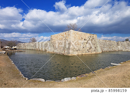 国史跡 赤穂城跡　本丸跡石垣（兵庫県赤穂市） 85998159