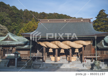 2月と10月の各2周間「光の道」が見られる観光スポット福岡県福津市の宮地嶽神社 2月と10月の各2周間「光の道」が見られる観光スポット福岡県福津市の宮地嶽神社 86001197