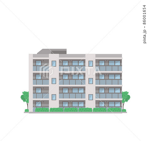 マンション のイラスト 86001654