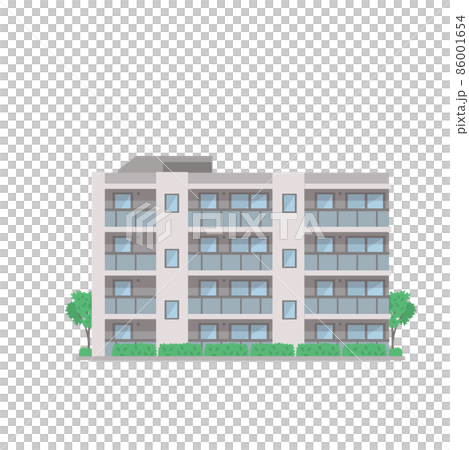 マンション のイラスト 86001654