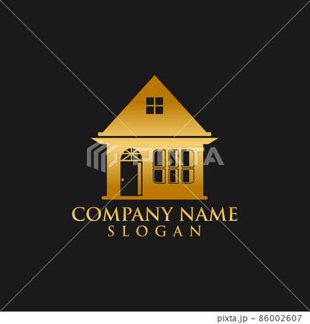 Creative Real Estate Logo Design. House Logo Design. Real Estate Vector Icon.EPS 10 86002607