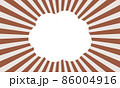 集中線　チョコレート　フキダシ　雲 86004916