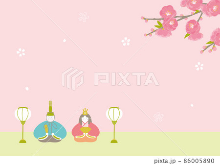 ひなまつり　背景イラスト 86005890