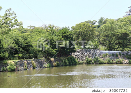 和歌山城の石垣と堀 和歌山城の石垣と堀 86007722