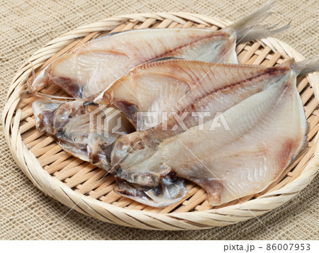 エボダイの干物の写真素材