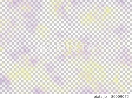 水彩　イエローとパープルの背景素材　春、秋のイメージ 86009073