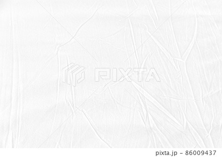 White wrinkled fabric texture for background White wrinkled fabric texture for background 86009437