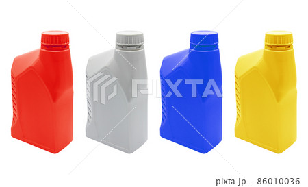 Engine oil canister isolated on white background. Engine oil canister isolated on white background. 86010036