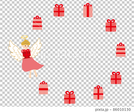 素材-バレンタイン（2022）11文字なしベク 86010130