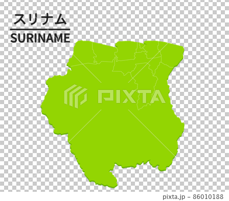 World map illustration of Suriname World map illustration of Suriname 86010188