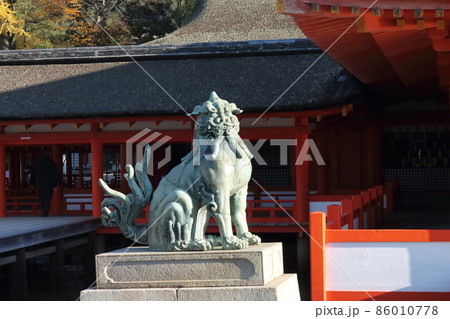 厳島神社・狛犬 86010778