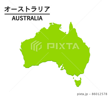 オーストラリアのイラスト 86012578