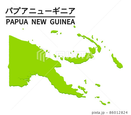 パプアニューギニアのイラスト 86012824